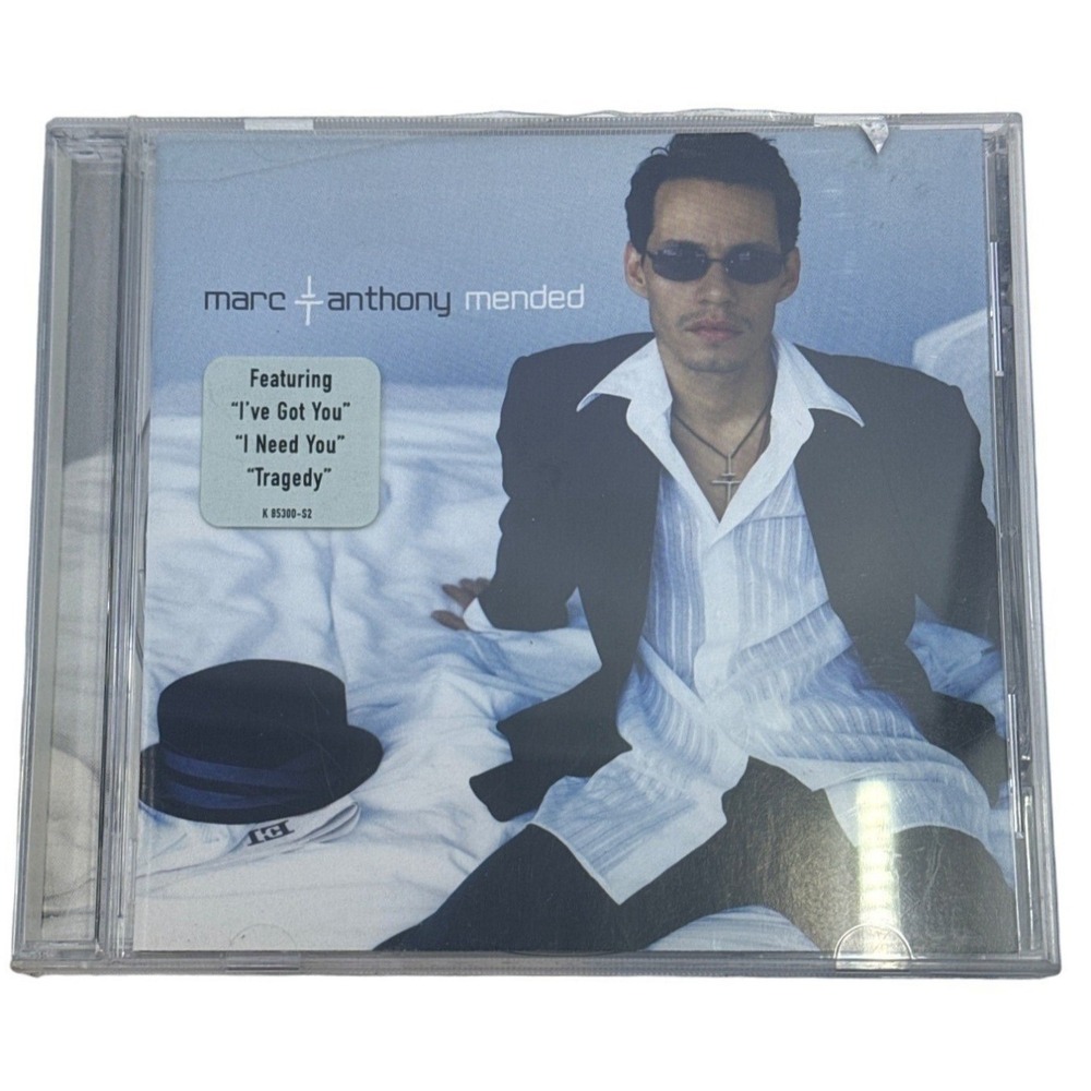 Marc Anthony Mended CD 2002 Columbia Records CK 85300 Latin‎ Pop 13 Tracks
